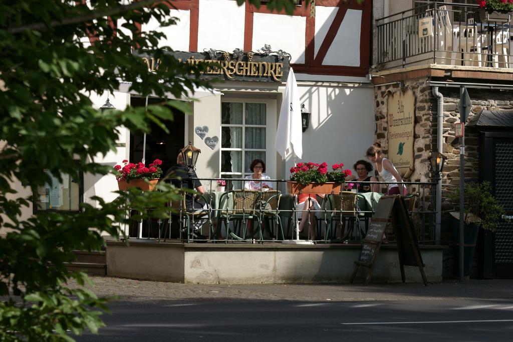 Alte Winzerschenke Hotel Bruttig-Fankel Kültér fotó
